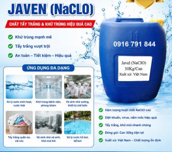HÓA CHẤT JAVEN 7-12% (Sodium Hypochlorite NACLO)