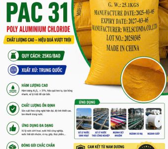 PAC - PAC vàng chanh - [Al2(OH)LnCl6-n]m